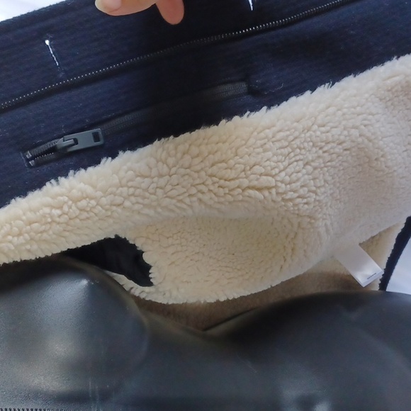 Express Men’s Navy Blue Sherpa Lined Jacket, nwt - Picture 6 of 10